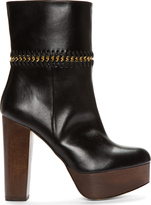 Thumbnail for your product : Stella McCartney Black 7 Eaton Chain-Trimmed Boots
