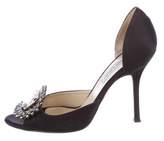Thumbnail for your product : Jimmy Choo Embellished Peep-Toe Pumps