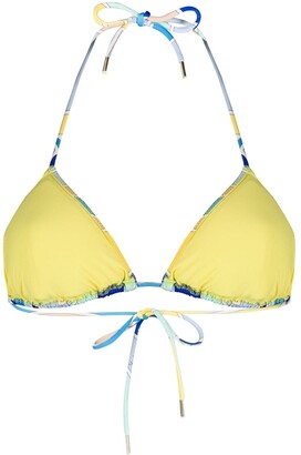 Emilio Pucci Quirimbas-print bikini top