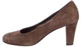 Thumbnail for your product : AGL Suede Round-Toe Pumps