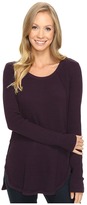 Thumbnail for your product : Mod-o-doc Space Dye Thermal Raw Edge Seamed Tunic Women's Clothing