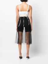 Thumbnail for your product : ACT Nº1 Tulle-Panel Top