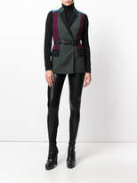 Thumbnail for your product : Versace Eco-Leather skinny jeans