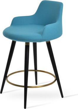 sohoConcept Dervish Ana Bar & Counter Stool in Wool