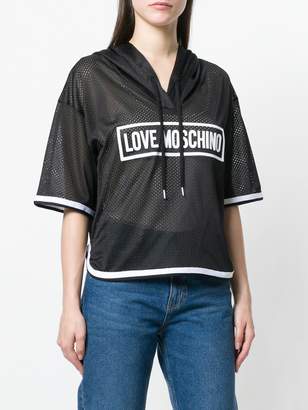 Love Moschino hooded T-shirt