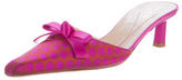 Thumbnail for your product : Kate Spade Satin Pointed-Toe Mules