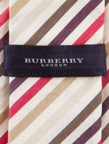 Thumbnail for your product : Burberry Striped Woven Tie