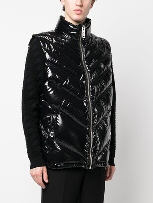 Philipp Plein Quilted-Finish Padded Gilet