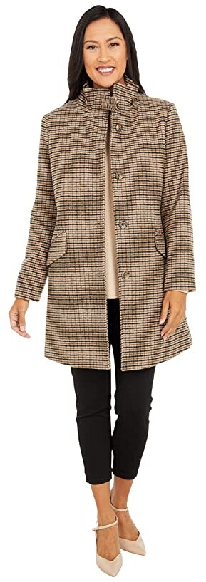 ralph lauren women's houndstooth coat