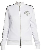 Thumbnail for your product : Fendi Silver Logo Stripe Track Jacket