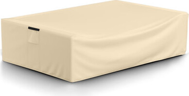 Arlmont & Co. Patio Furniture Set Cover All-weather Waterproof Outdoor Furniture Cover Patio Dining Set Cover Beige