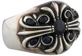 Thumbnail for your product : Chrome Hearts Sapphire Cross Ring