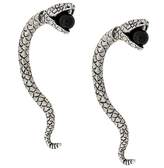 Thumbnail for your product : Saint Laurent Marrakech serpent earrings