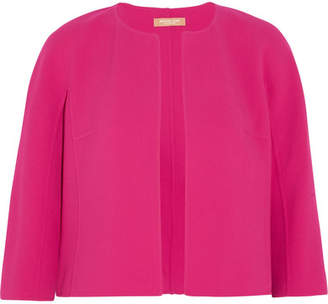 Michael Kors Collection - Cropped Wool-blend Crepe Jacket - Fuchsia