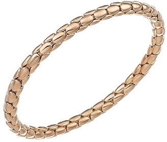 Chimento 18K Rose Gold Stretch Spring Collection Disc Rope Bracelet