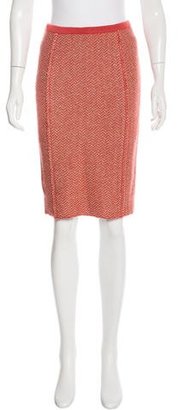 Carolina Herrera Cashmere & Silk-Blend Skirt
