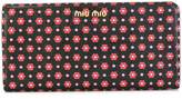 Thumbnail for your product : Miu Miu Daisy print wallet