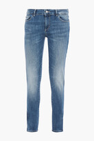Thumbnail for your product : DL1961 Faded Low-rise Skinny Jeans