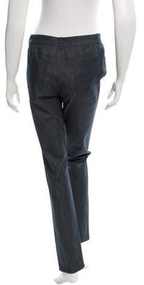 Oscar de la Renta Straight-Leg Mid-Rise Jeans w/ Tags