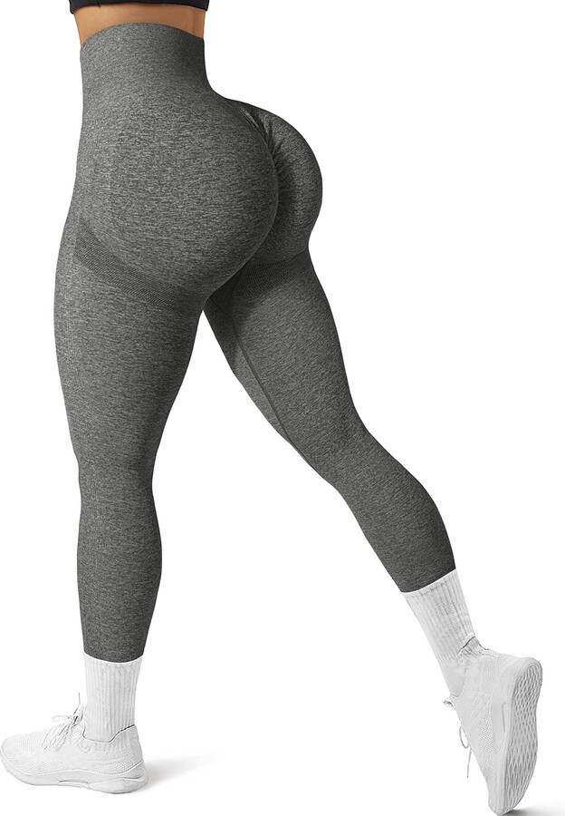 GILLYA Seamless Yoga Pants Seamless Workout Leggings for Women Tummy  Control Butt Lift Scrunch Booty Leggings Ribbed Tie Dye - ShopStyle