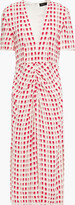 Thumbnail for your product : Proenza Schouler Ruched Jacquard-knit Midi Dress