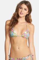 Thumbnail for your product : Trina Turk 'Coral Reef' Triangle Slider Bikini Top