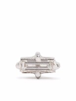 Thumbnail for your product : Wouters & Hendrix Gold 18kt White Gold Baguette Diamond Single Stud Earring