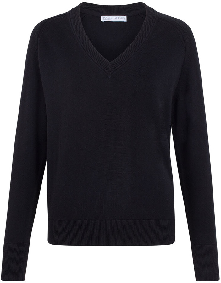 Deep V Neck Sweater | Shop the world's largest collection of fashion 