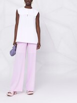 Thumbnail for your product : Jil Sander Gout-Closure Sleeveless Blouse