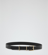 Thumbnail for your product : Reiss Theon DOUBLE KEEPER BELT BLACK