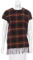 Thumbnail for your product : Hache Wool Plaid Top