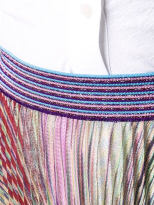 Missoni Rainbow Pleated Skirt