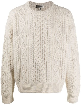 Isabel Marant Cable-Knit Wool Jumper - ShopStyle Crewneck Sweaters
