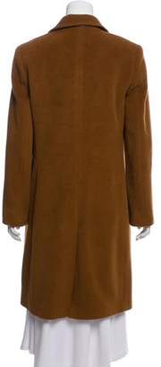 Jean Paul Gaultier Angora & Wool Knee-Length Coat