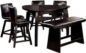 Benjara Leya Triangular 54'' L x 54'' W Dining Set