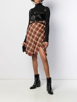 Thumbnail for your product : Versace Jeans Couture Check Print Scarf Dress