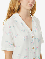 Thumbnail for your product : Kitri Tammy floral-print crepe shirt