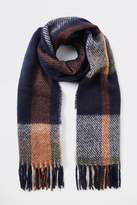 Thumbnail for your product : Next Womens River Island Navy Check Scarf