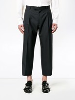 Thumbnail for your product : Gucci Double Stripe Cropped Trousers