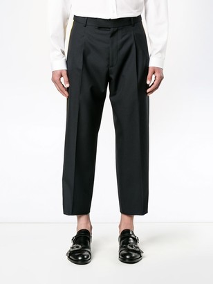 Gucci Double Stripe Cropped Trousers