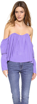 Thumbnail for your product : re:named Cold Shoulder Top