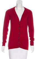 Thumbnail for your product : Burberry V-Neck Long Sleeve Cardigan