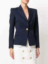 Thumbnail for your product : Balmain embossed button blazer