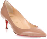 Christian Louboutin Pigalle Follies 55 patent nude pump