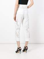 Thumbnail for your product : Roberto Cavalli embroidered pocket trousers