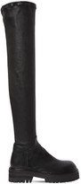 Thumbnail for your product : Ann Demeulemeester 40mm Stretch Leather Over The Knee Boots