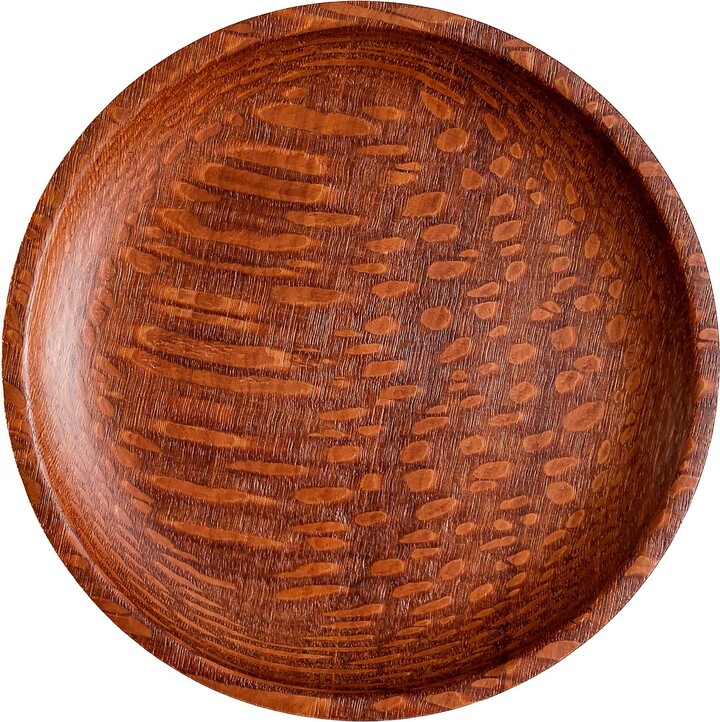 Mill & Mooch Elevated Plate Lacewood ShopStyle Trays & Platters