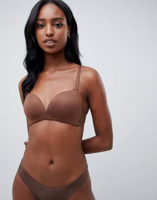 ASOS Design DESIGN recycled microfibre no wire padded push up bra