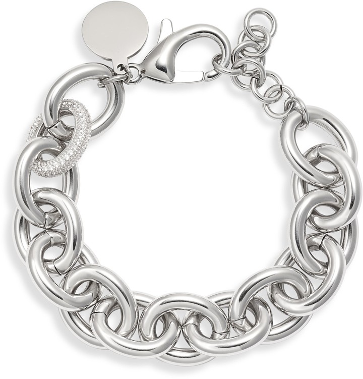 Chunky Silver Chain Bracelet | Shop the world's largest collection 