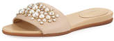 Thumbnail for your product : MICHAEL Michael Kors Gia Embellished Flat Slide Sandal